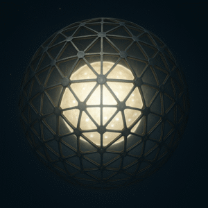 Ilustración de cómo podría verse una esfera de Dyson