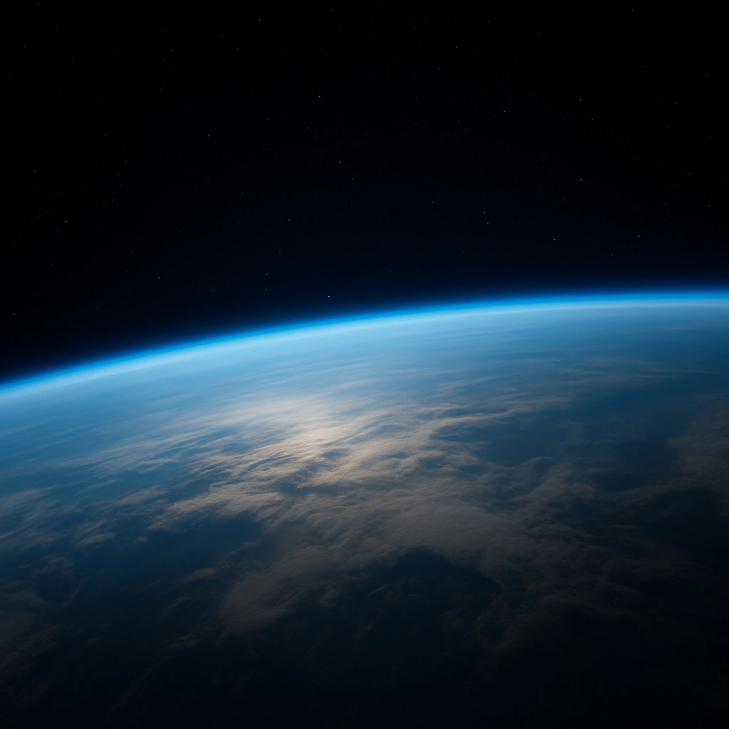 Imagen ilustrativa de la atmósfera terrestre