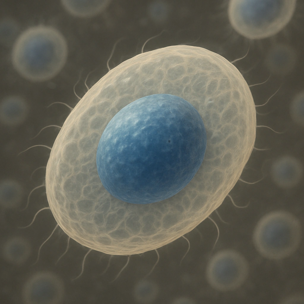 Representación gráfica de LUCA, el ultimo ancestro comun y universal por sus siglas.