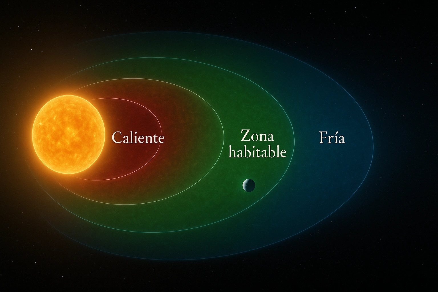 Zona habitable estrella planetas vida extraterrestre