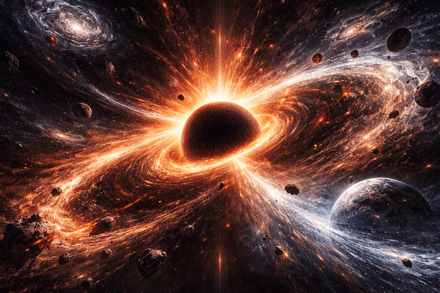 big crunch universo colapso galaxias hacia una singularidad