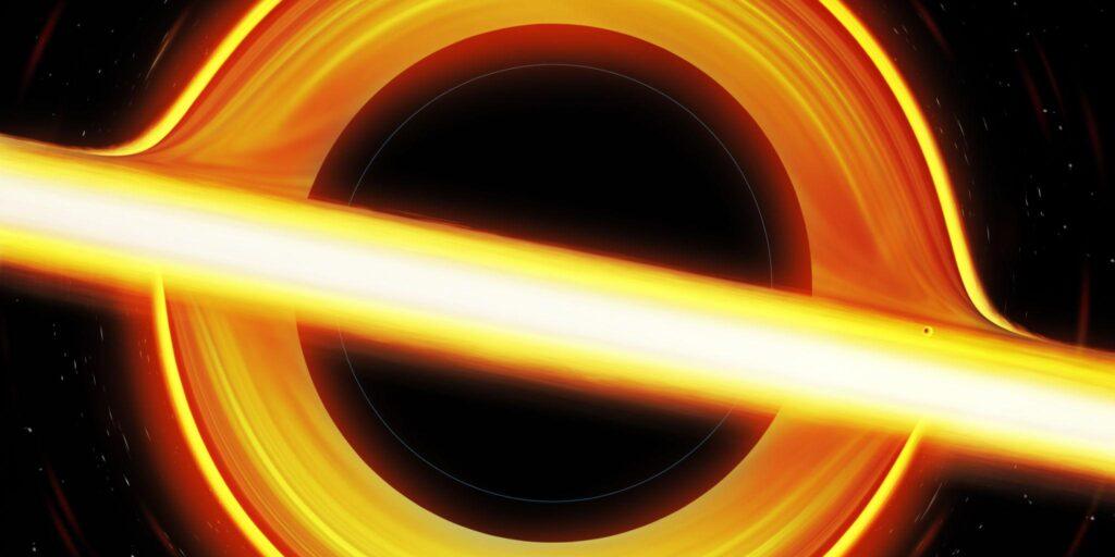 radiacion de hawking agujero negro disco de acrecion