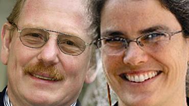 Andrea Ghez y Reinhard Genzel, premios nobel de la física.