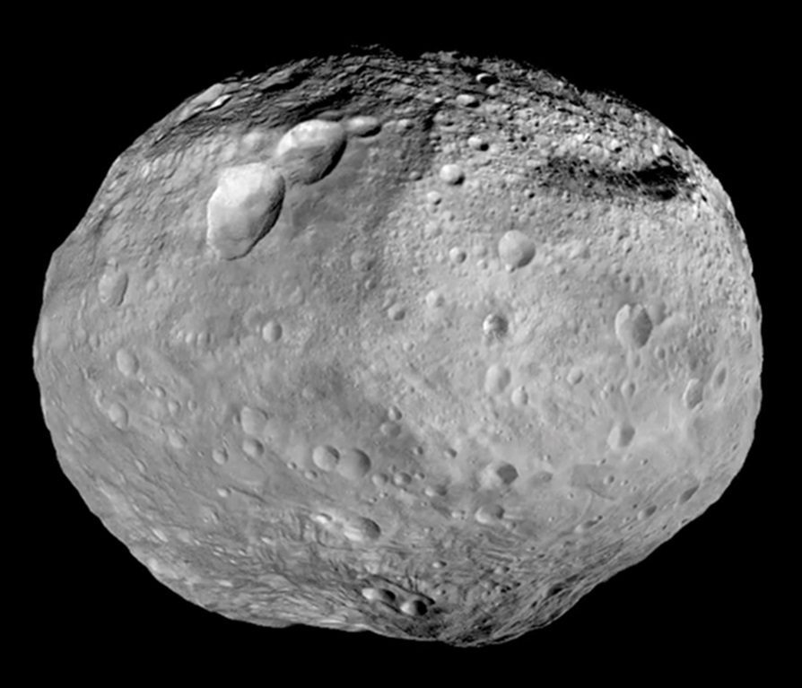 Asteroide Vesta observado por la misión Dawn de la NASA