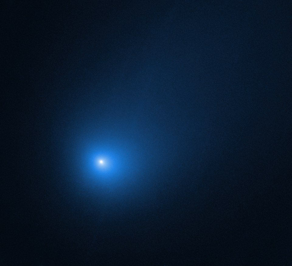 Cometa interestelar 2I Borisov atravesando el sistema solar